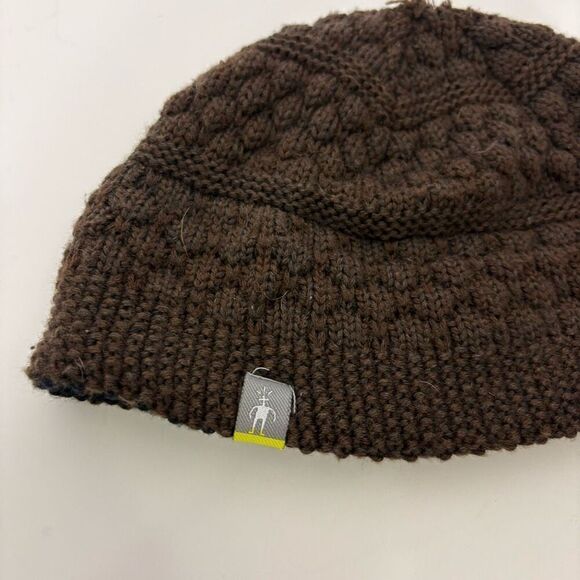 Smartwool Brown Merino Wool Winter Beanie Cap - Picture 2 of 7
